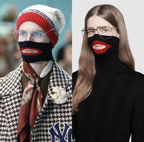 gucci sweater black and red|Gucci black face sweater.